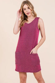 Bombom Rib Knit Tank Dress.