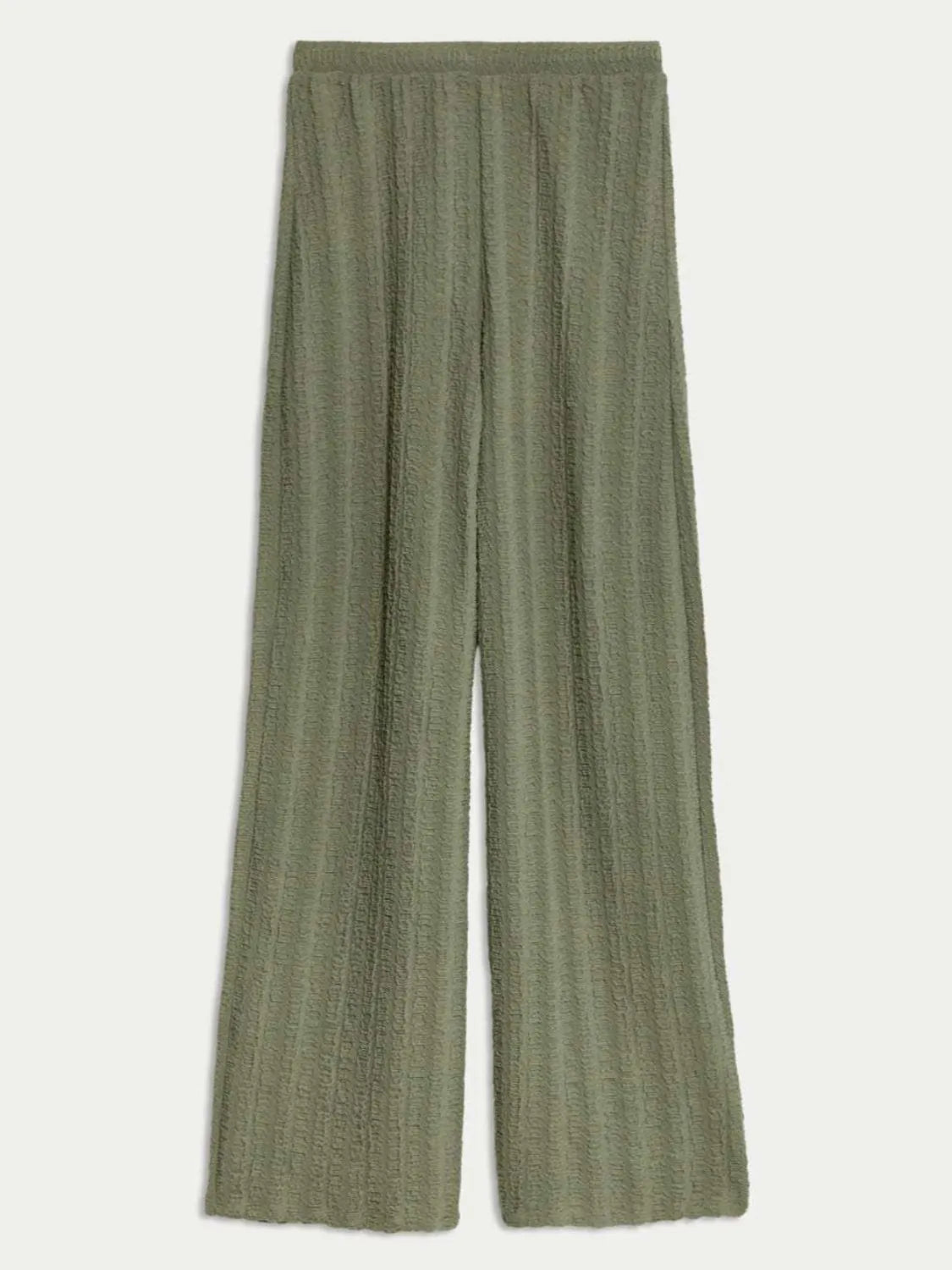 Round Neck Cap Sleeve Top and Pants Set.