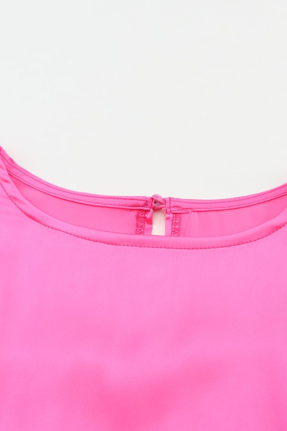 Round Neck Long Sleeve Blouse.