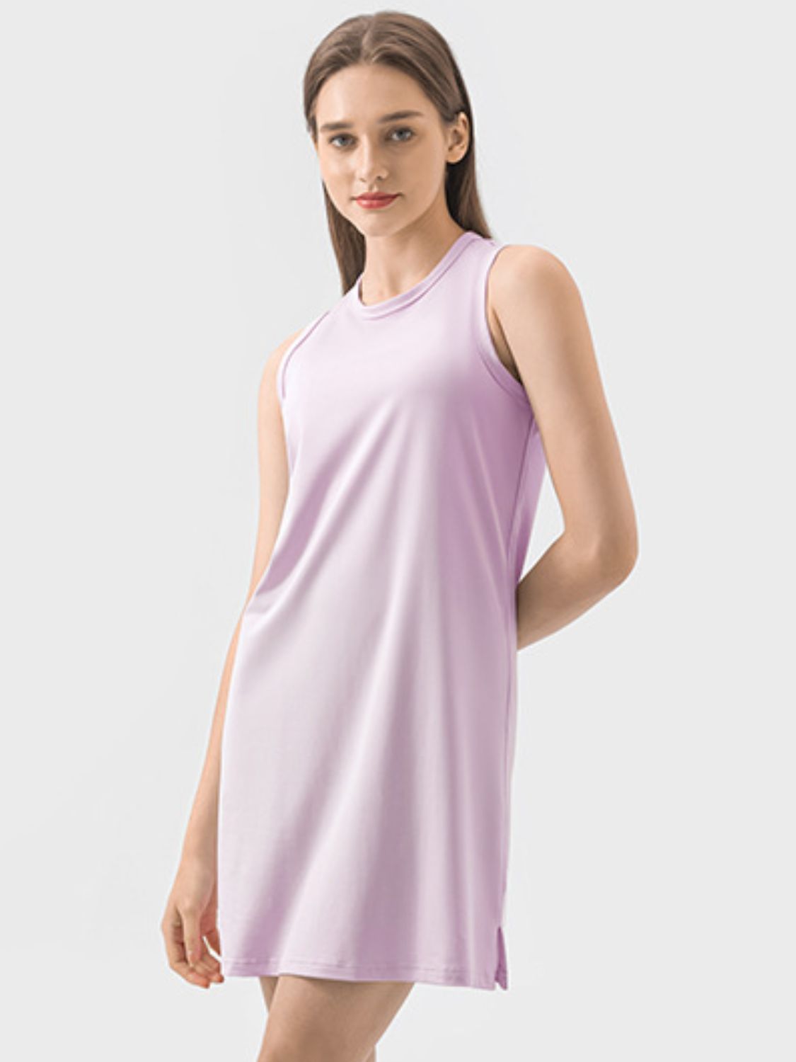 Millennia Round Neck Sleeveless Active Dress.