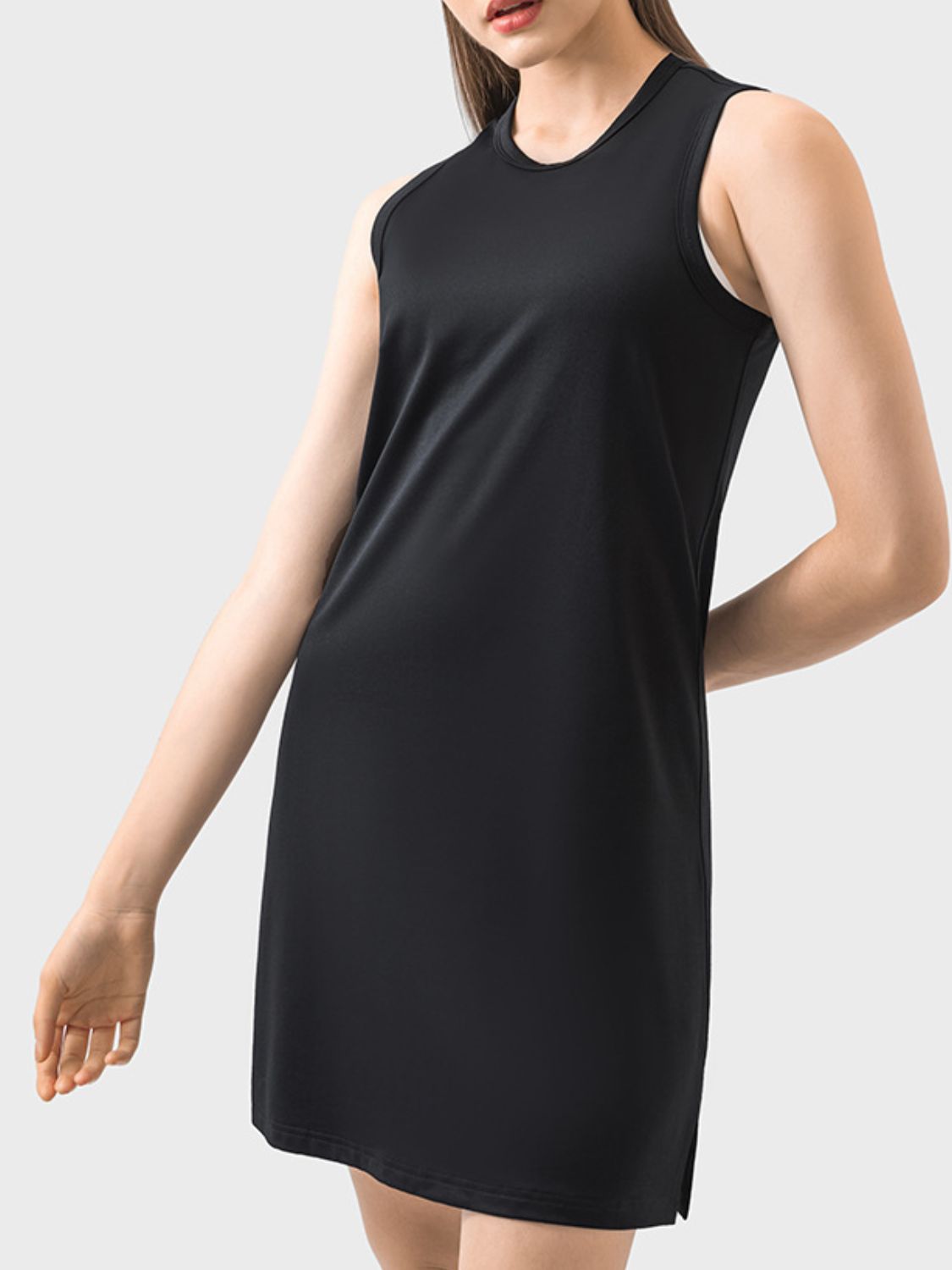 Millennia Round Neck Sleeveless Active Dress.