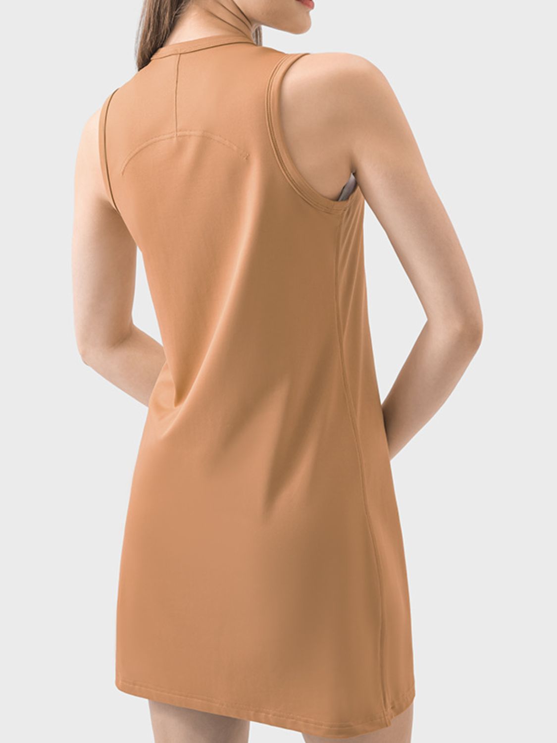 Millennia Round Neck Sleeveless Active Dress.
