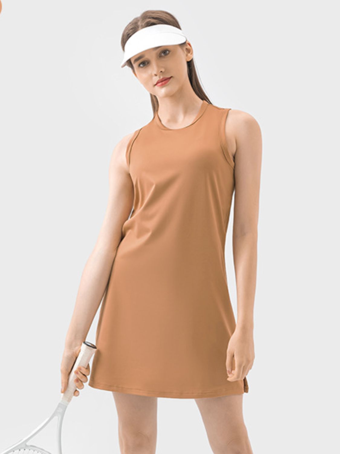 Millennia Round Neck Sleeveless Active Dress.