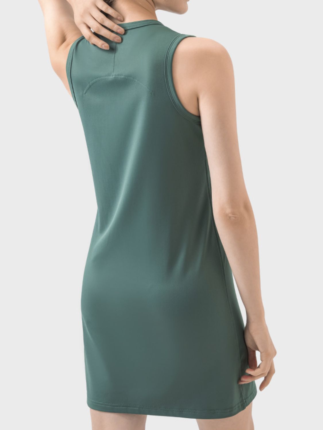 Millennia Round Neck Sleeveless Active Dress.