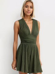 Tie-Dye Spaghetti Strap Jumpsuit with Pockets.