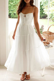Ruched Smocked Back Cami Dress.