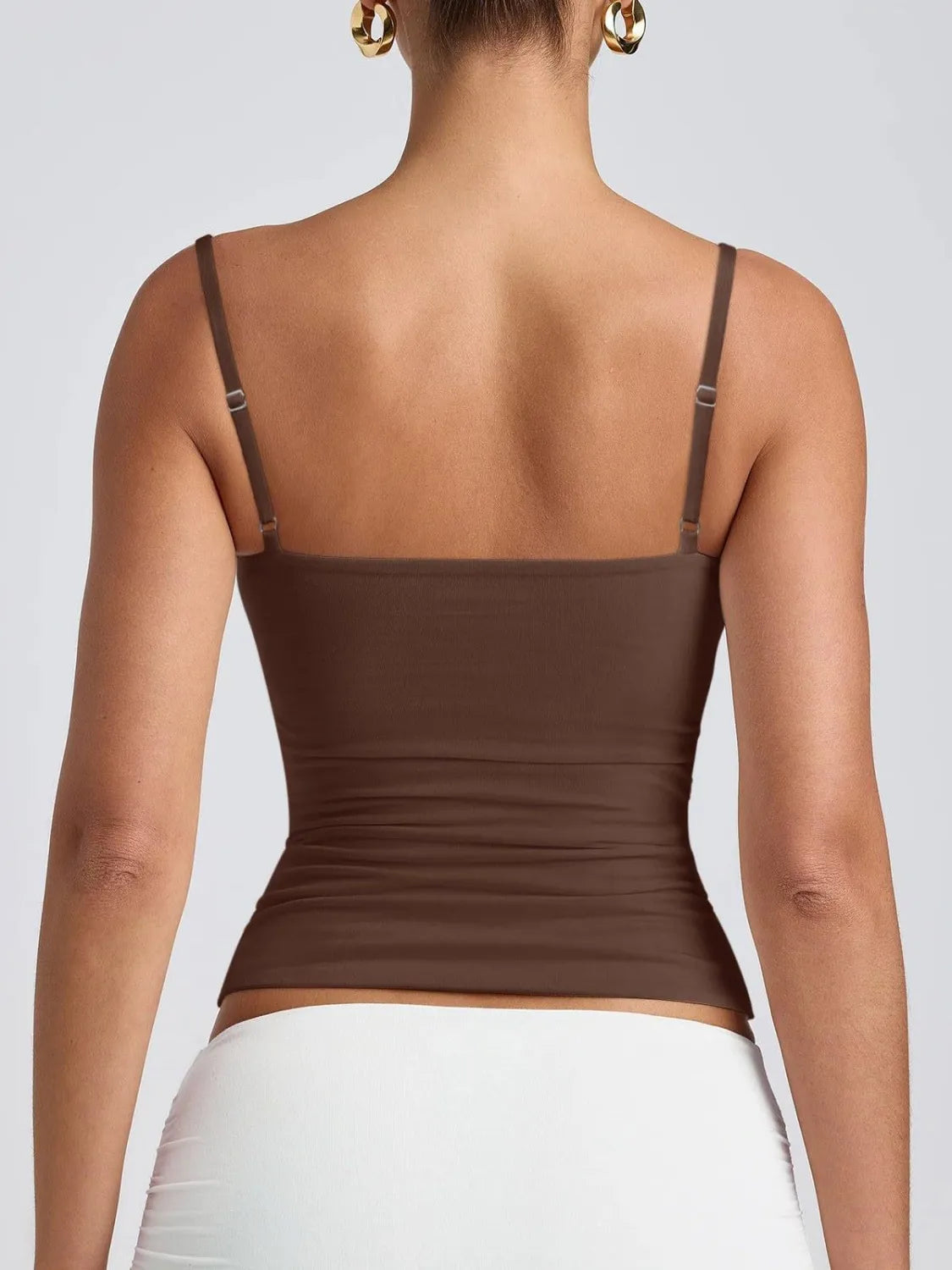 Scoop neck cami.