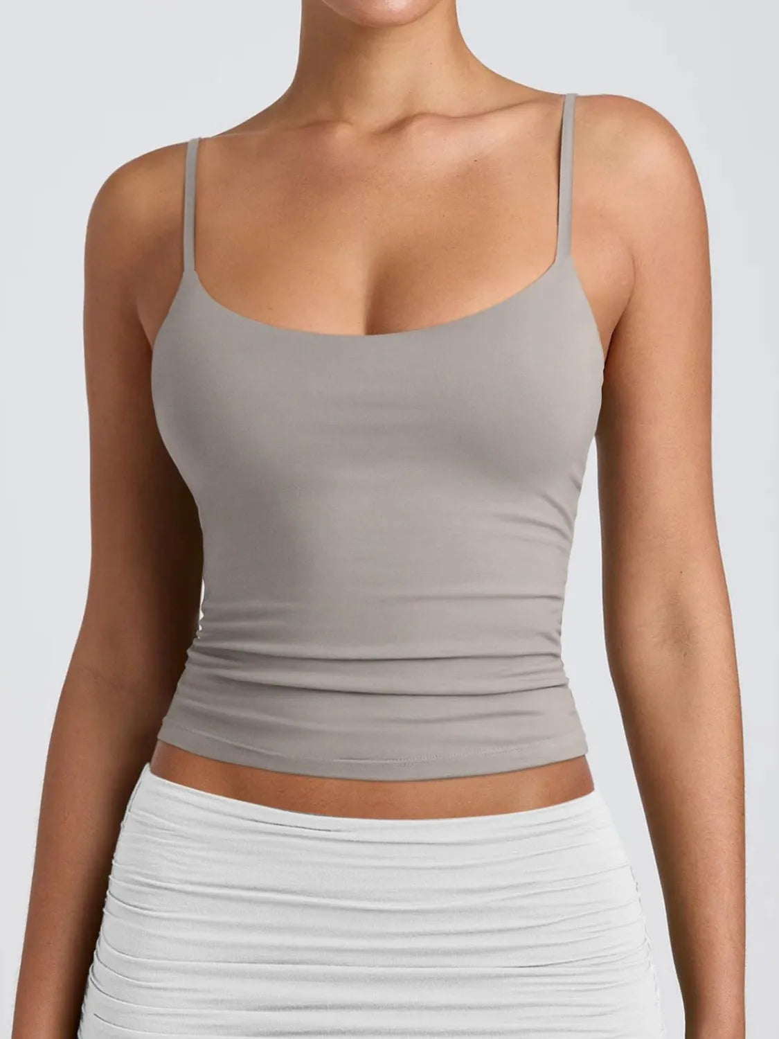 Scoop neck cami.