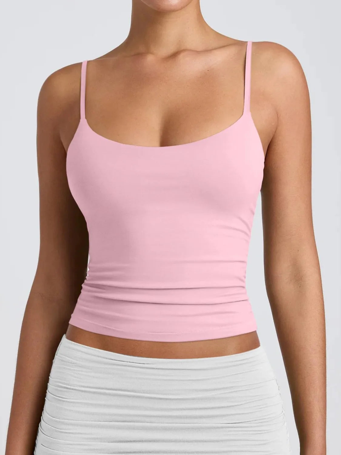 Scoop neck cami.
