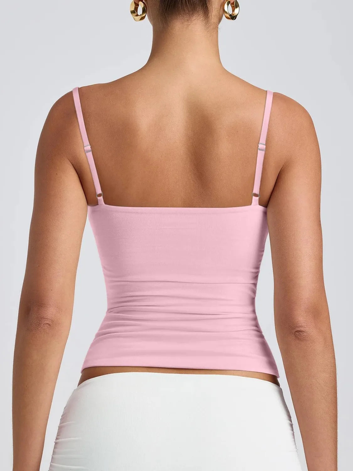 Scoop neck cami.