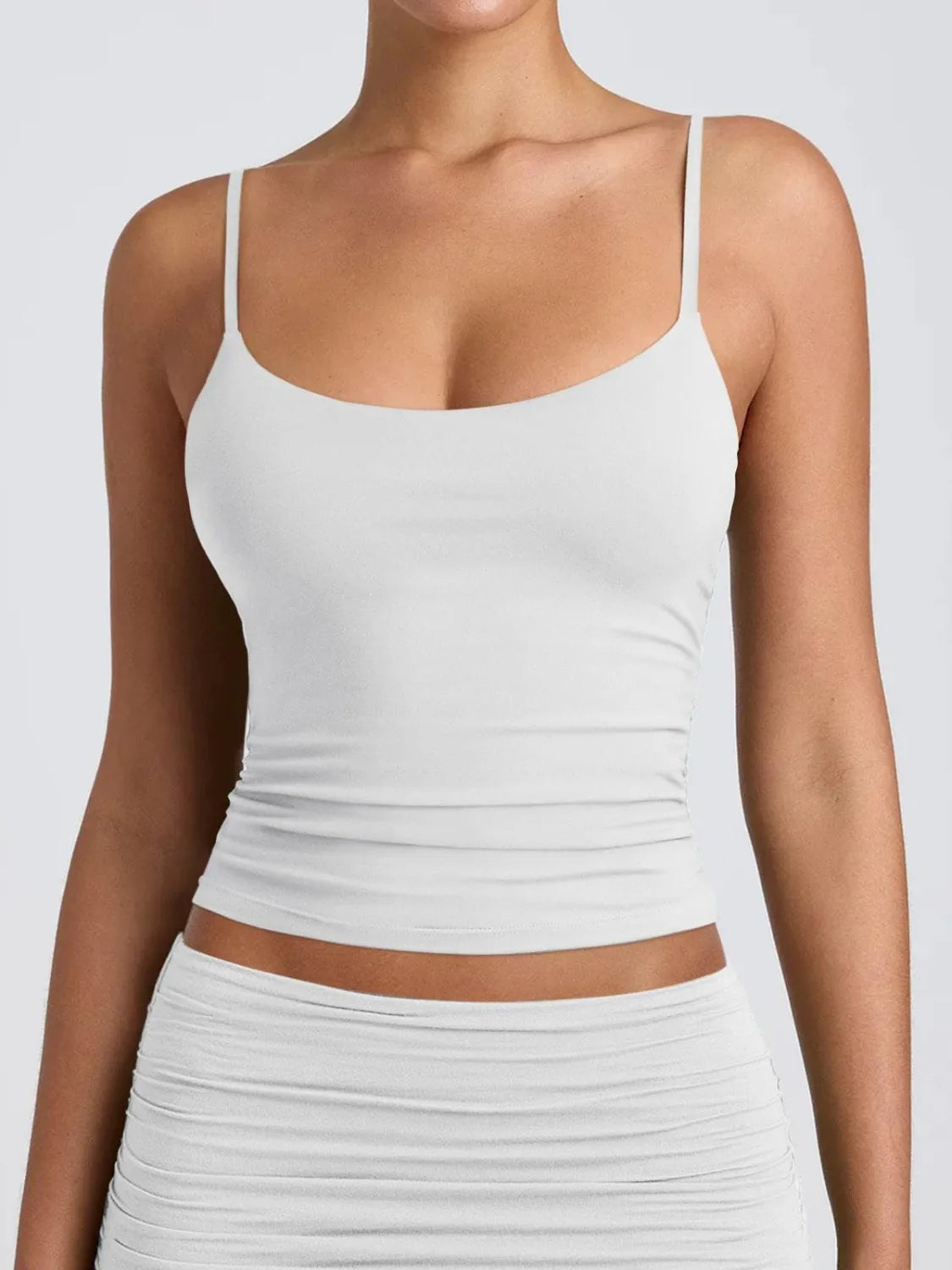 Scoop neck cami.