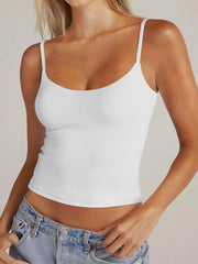 Scoop neck cami.