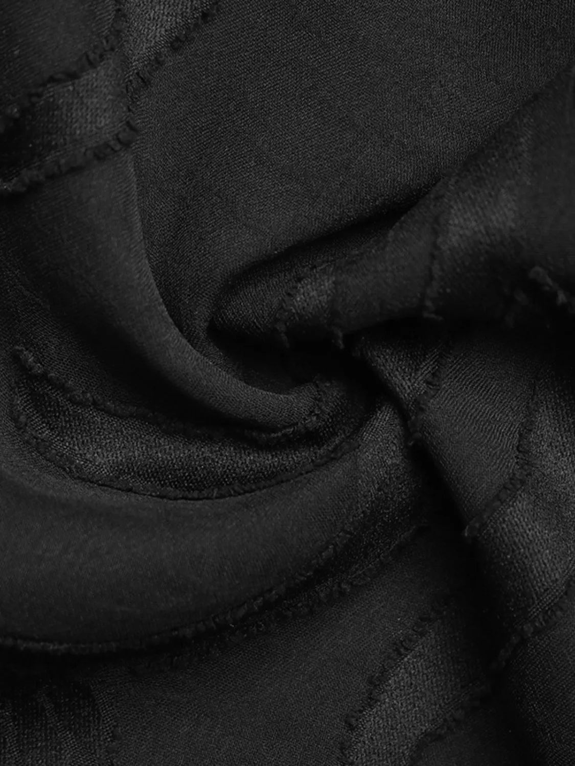 Sheer Notched Button Front Blouse.