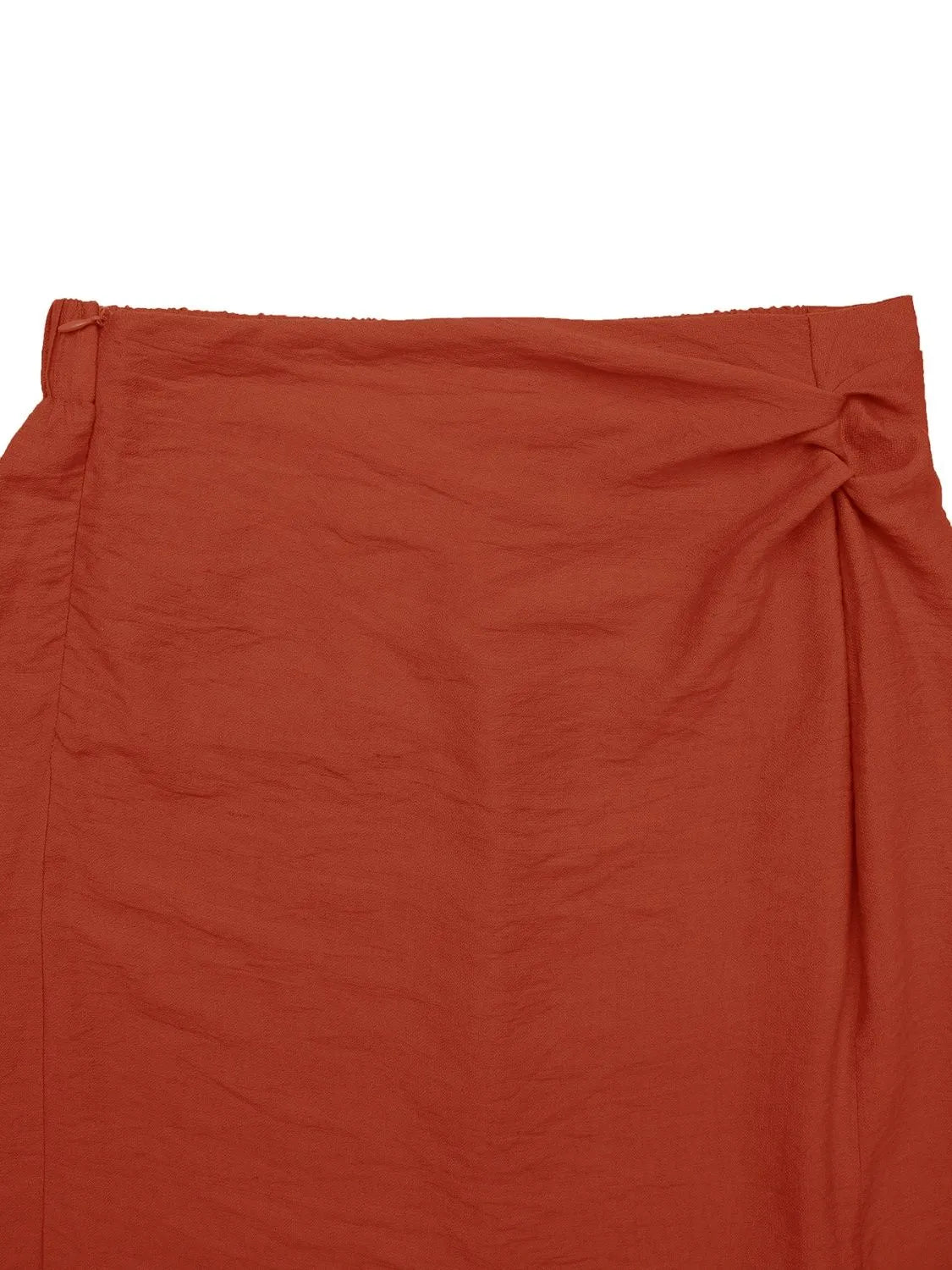 Slit Midi Skirt.