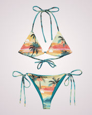 String Bikini - Tropical Beach V