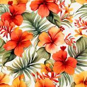 Matching Family Outfits - Orange Hawaiian III