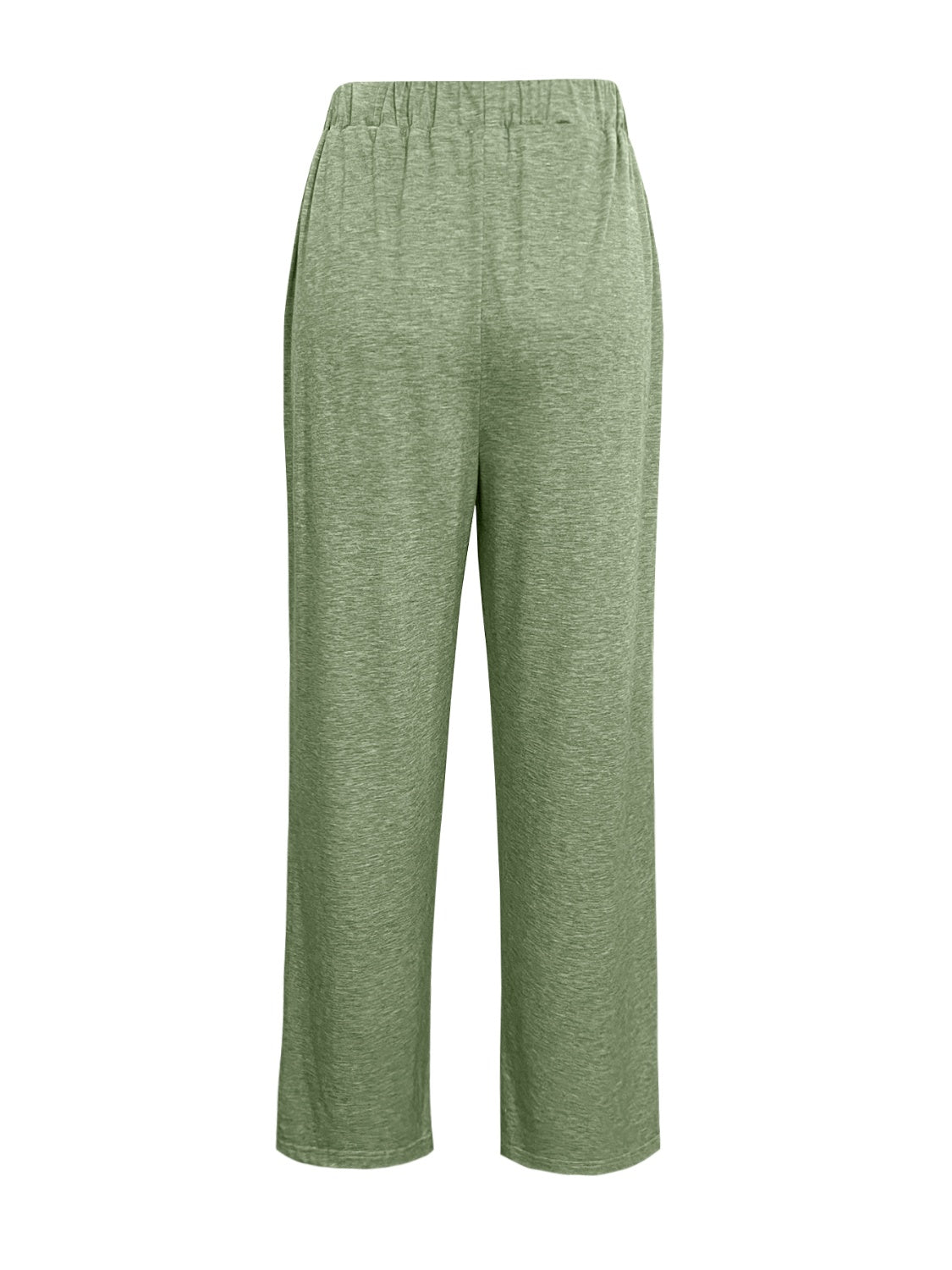 Tied wide leg pants with pockets, opaque.