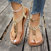Toe Post Flats Sandals