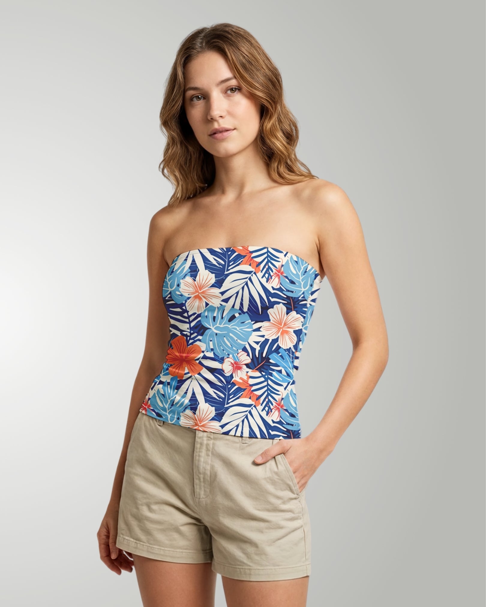 Tube Top - Island Oasis