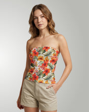 Tube Top - Sunset Bloom