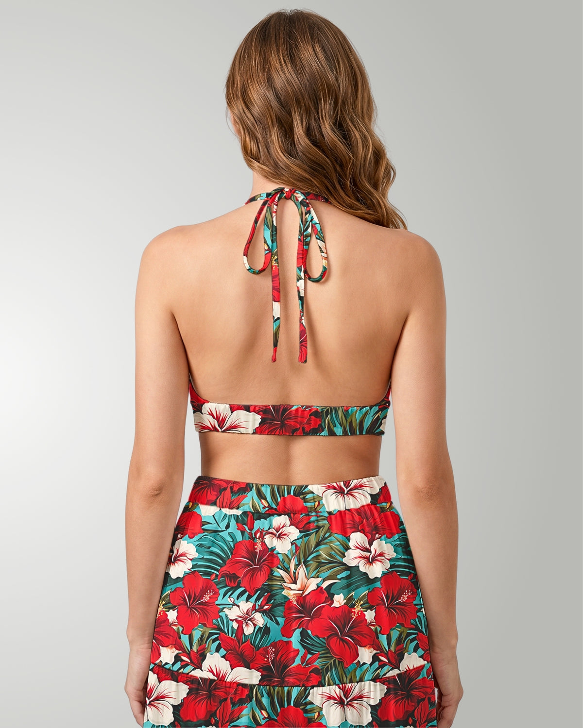 Two-Piece Skirt Set - Aloha Vibes