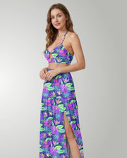 Two-Piece Skirt Set - Purple Paradise
