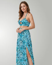 Two-Piece Skirt Set - Seaside Sonata