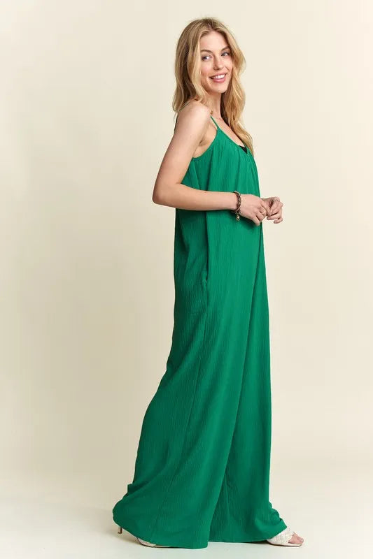 Wide Leg Casual Cami Jumpsuit