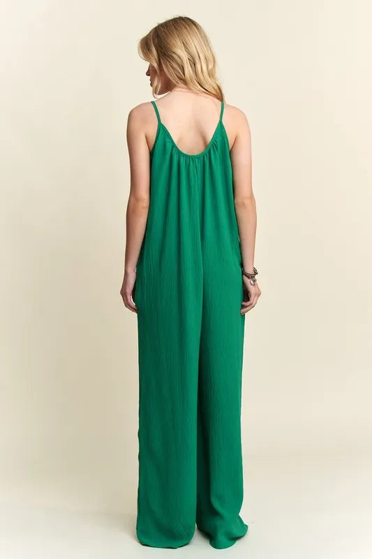 Wide Leg Casual Cami Jumpsuit