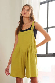 Wide Leg Overall Romper