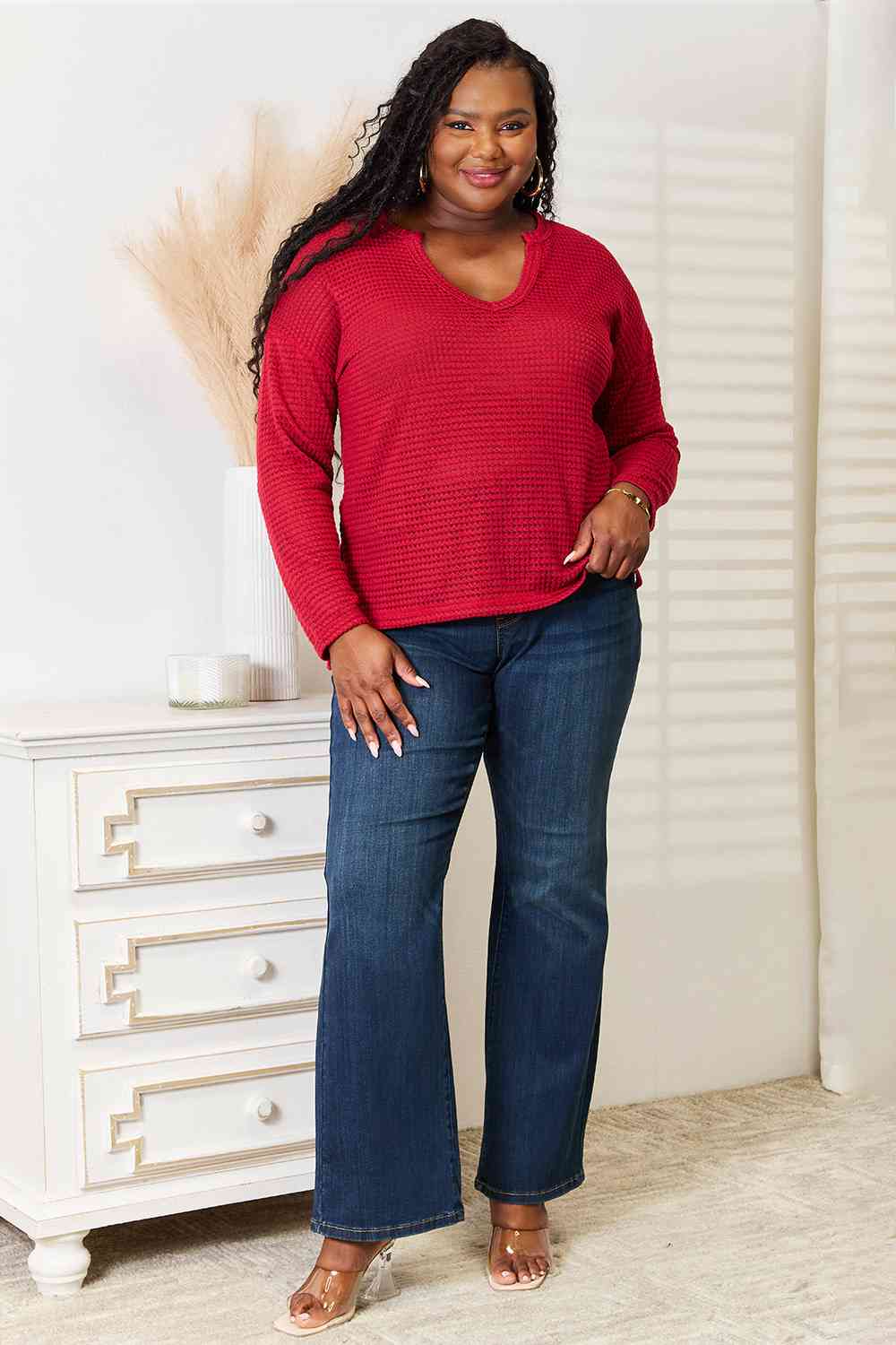 Culture Code Full Size Wide Notch Relax Top.