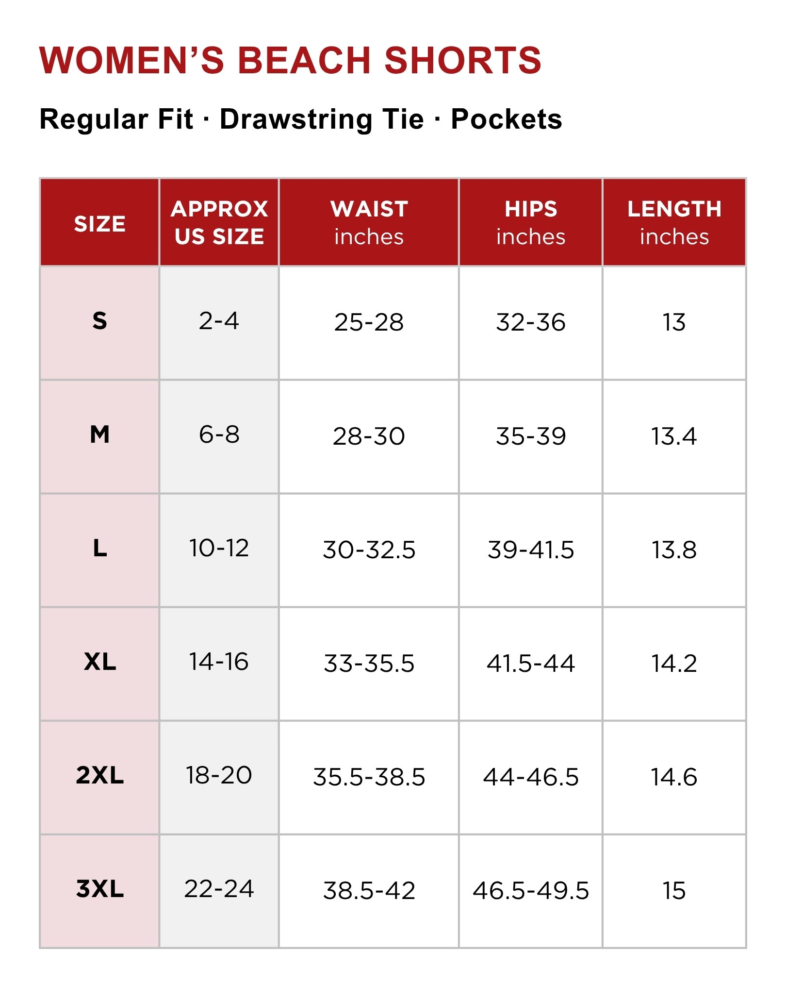 Womens Beach Shorts - Aloha Vibes