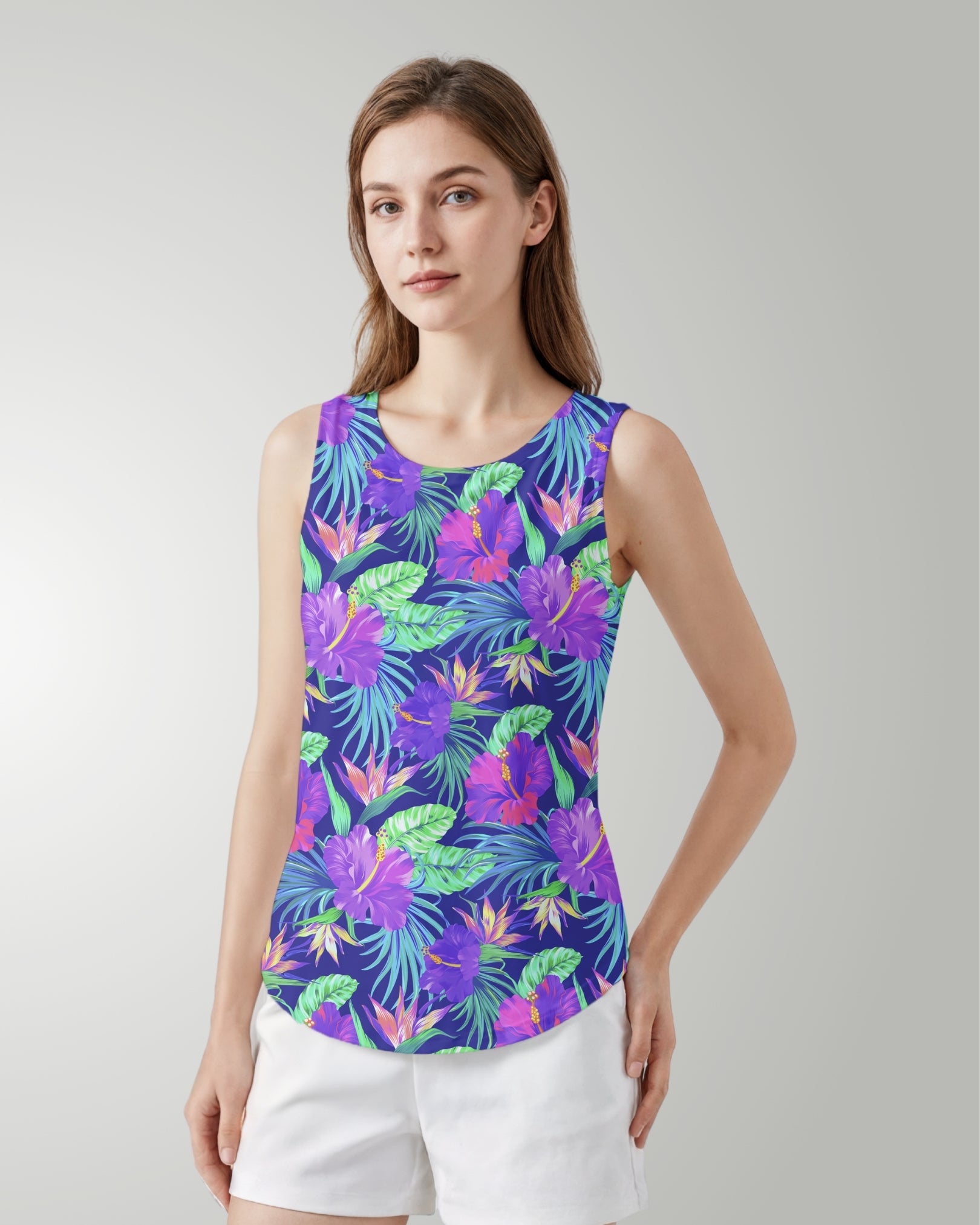 Womens Tank - Purple Paradise
