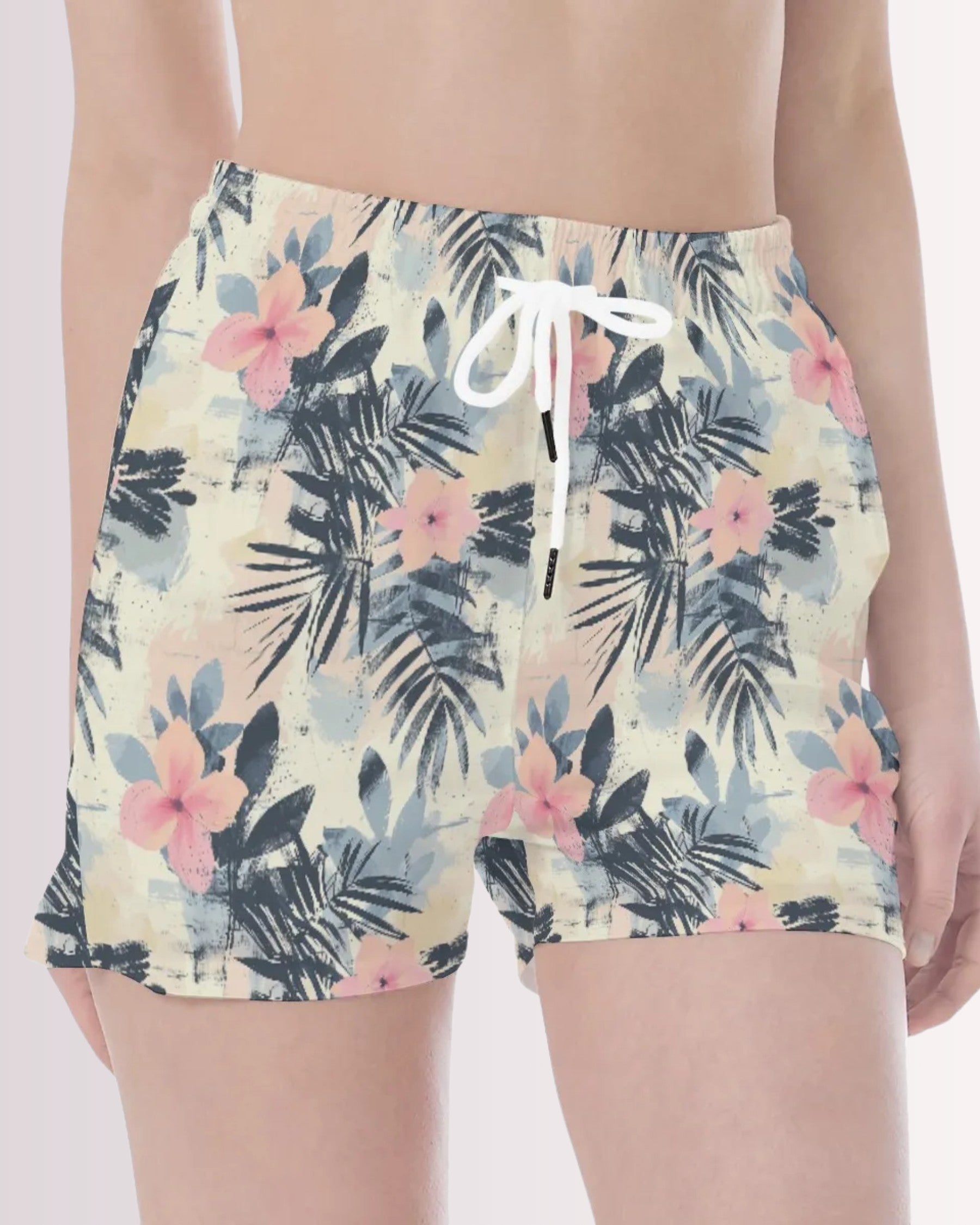 Womens Beach Shorts - Tropical IV