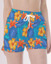 Womens Beach Shorts - Hawaiian Tropix II