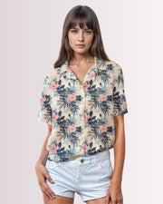 Womens Hawaiian Shirt - Tropical IV