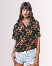 Womens Hawaiian Shirt - Vintage Hawaiian I