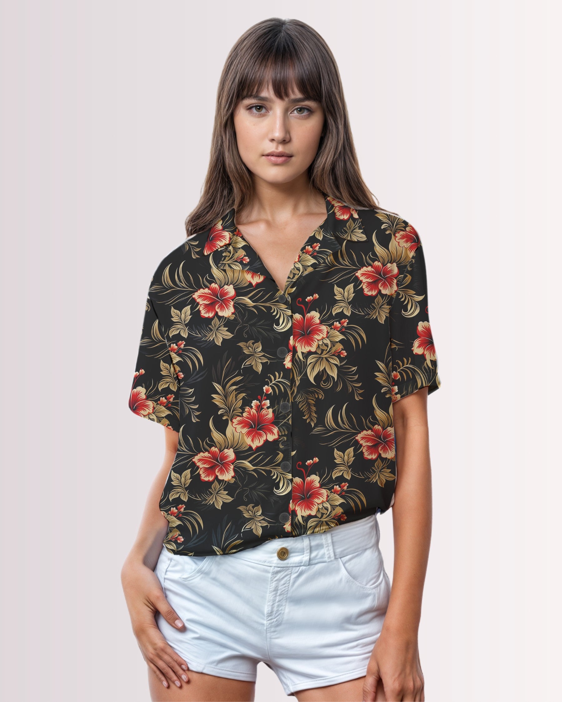 Womens Hawaiian Shirt - Vintage Hawaiian I