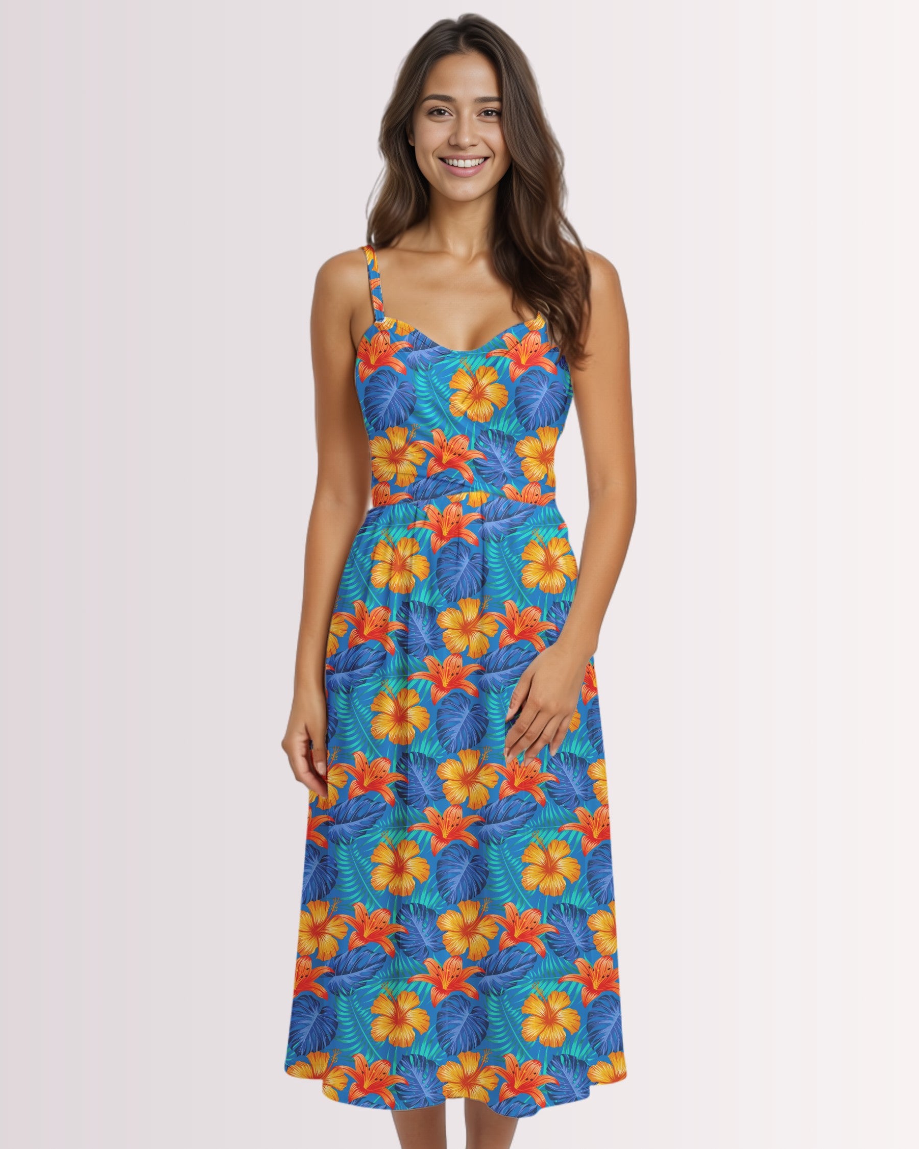 Womens Sun Dress - Hawaiian Tropix II