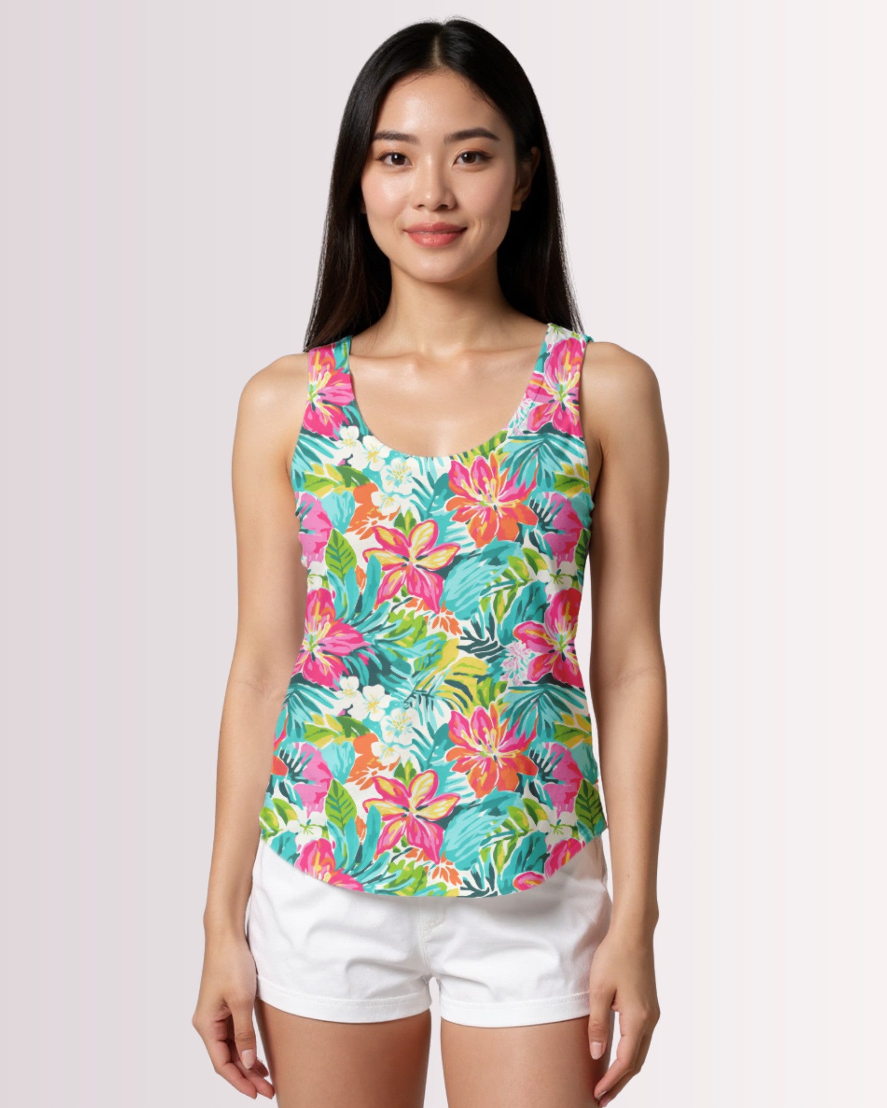 Womens Tank - Tropical Hawaiian III