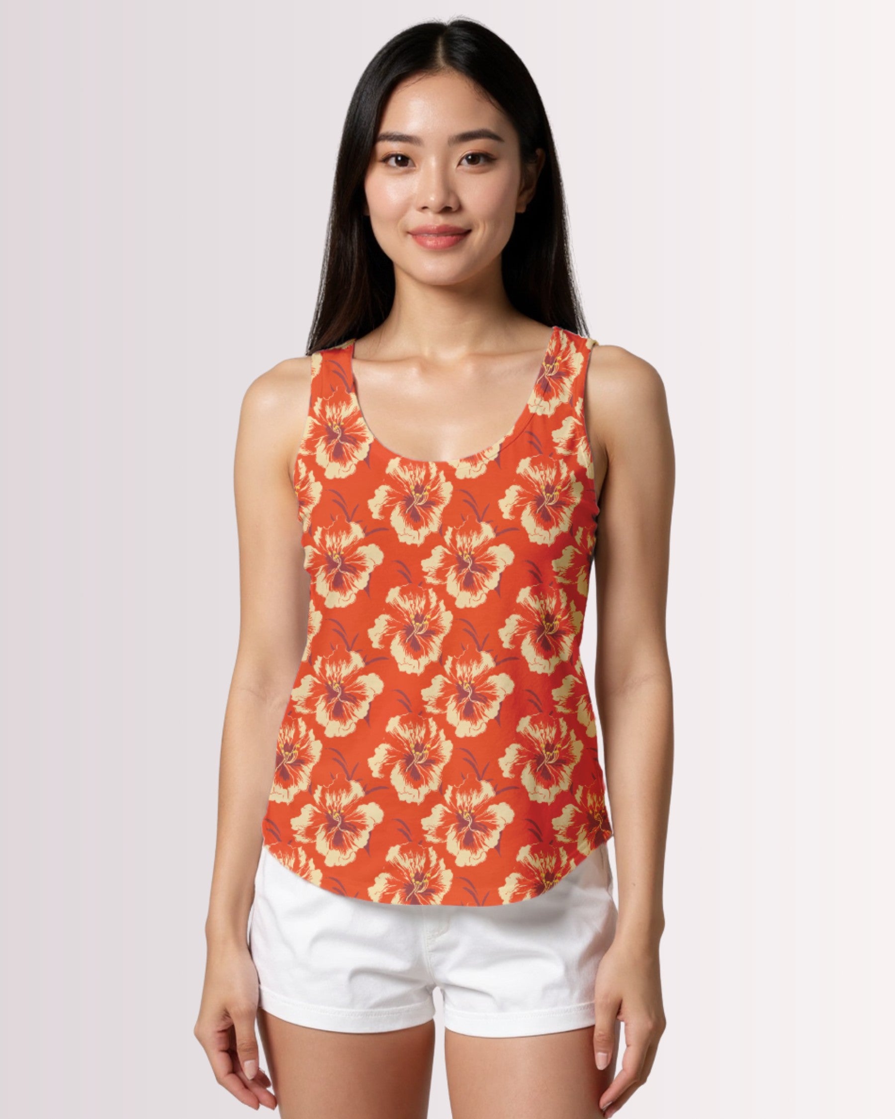 Womens Tank - Red Hawaiian I
