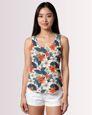 Womens Tank - Tropical Floral II