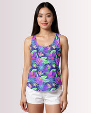 Womens Tank - Purple Hawaiian IV