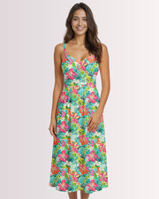 Womens Sun Dress - Tropical Hawaiian III