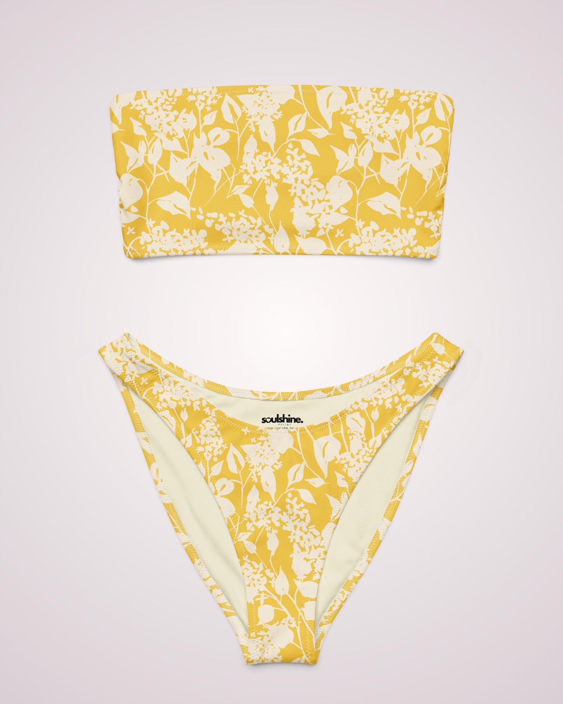 Bandeau Bikini - Tropical Floral IV