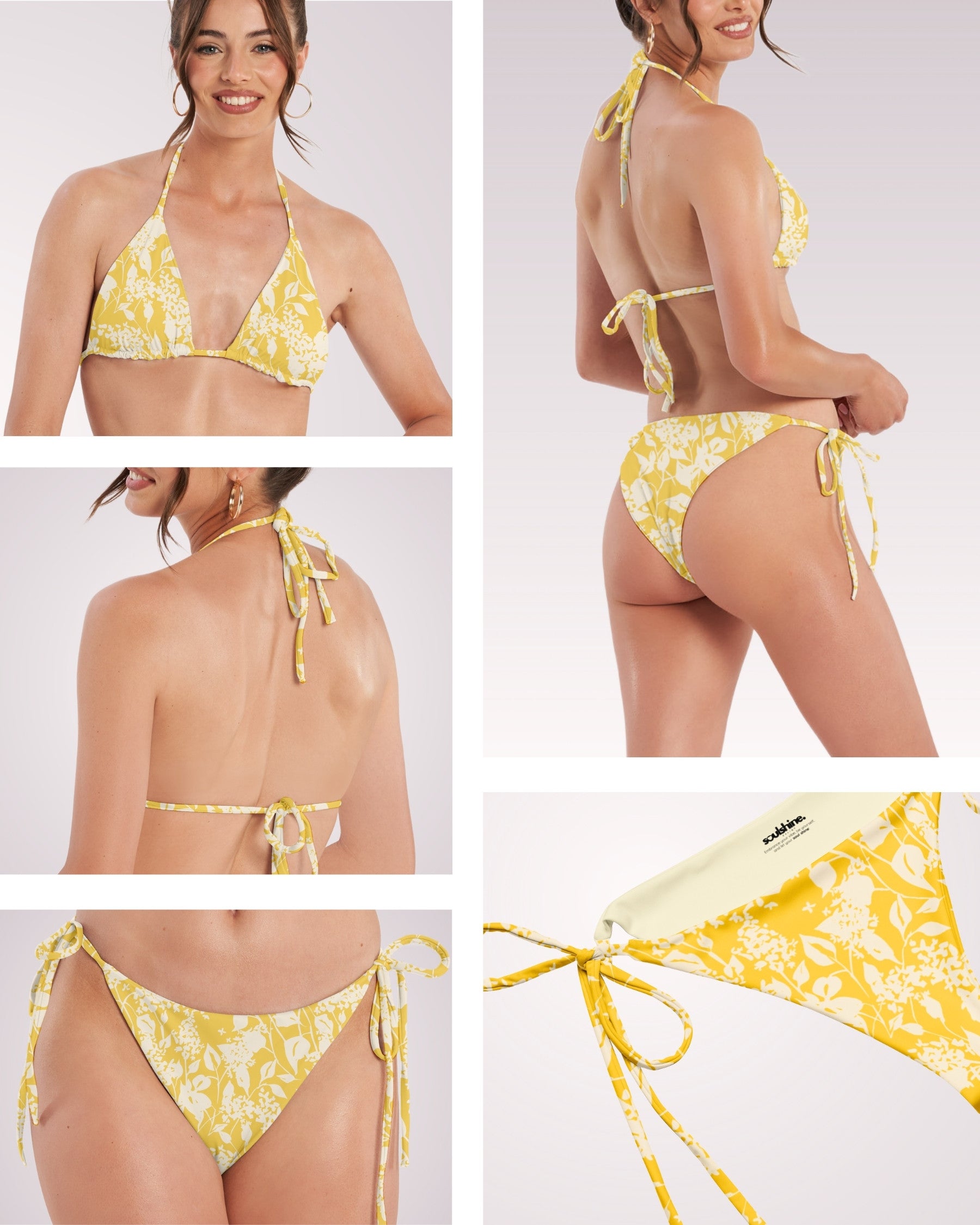 String Bikini - Tropical Floral IV