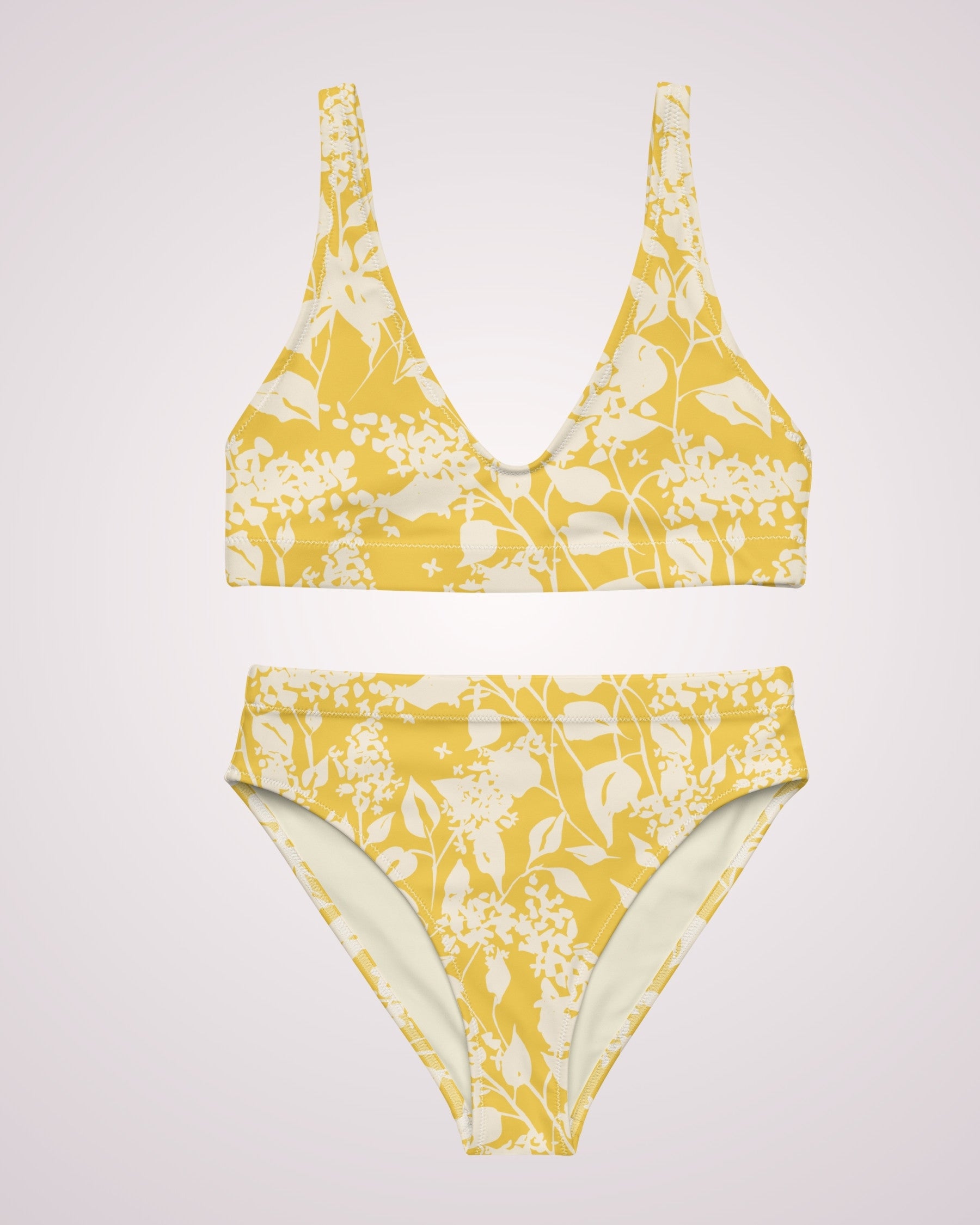 High Waist Bikini - Tropical Floral IV