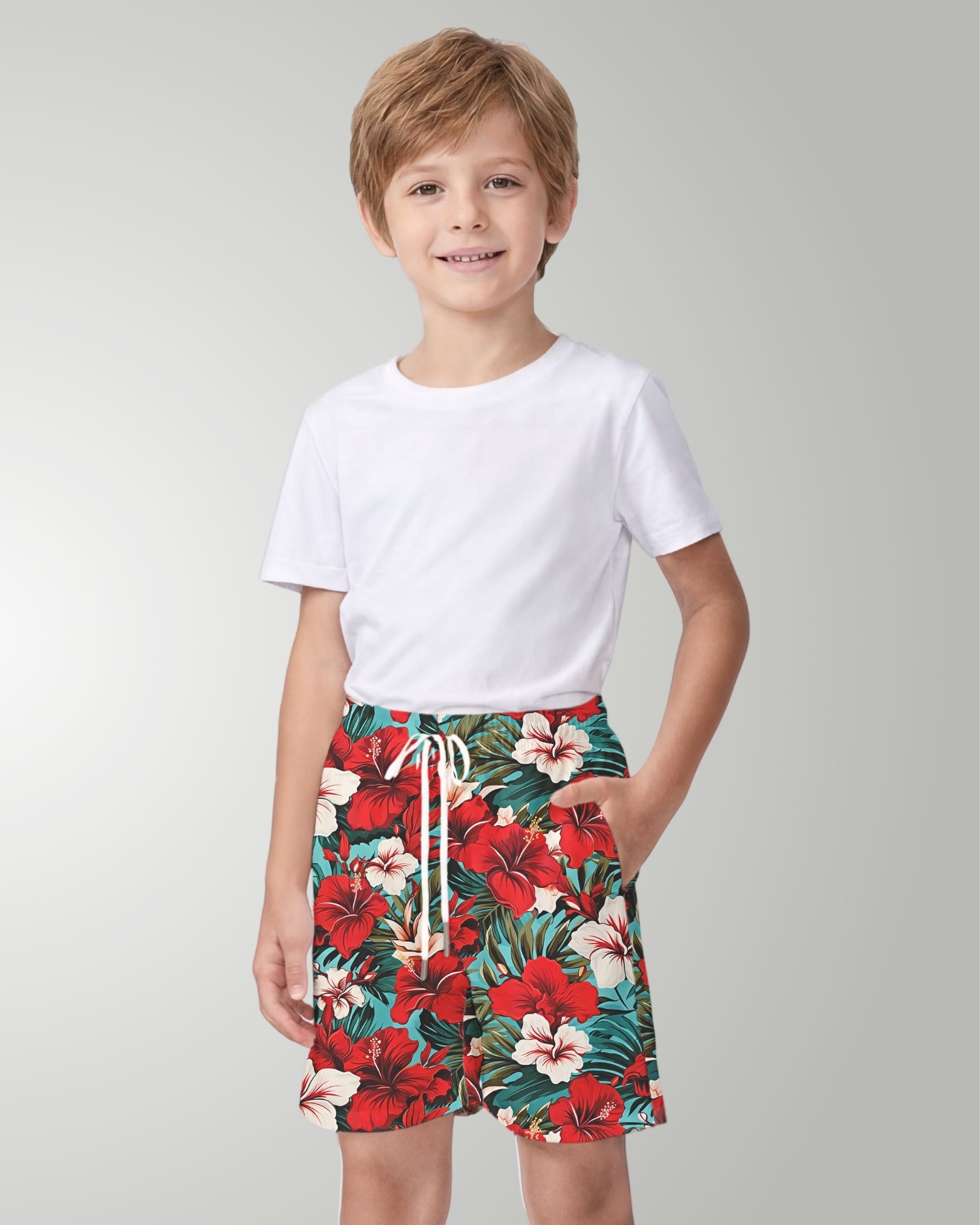 Youth Beach Shorts - Aloha Vibes