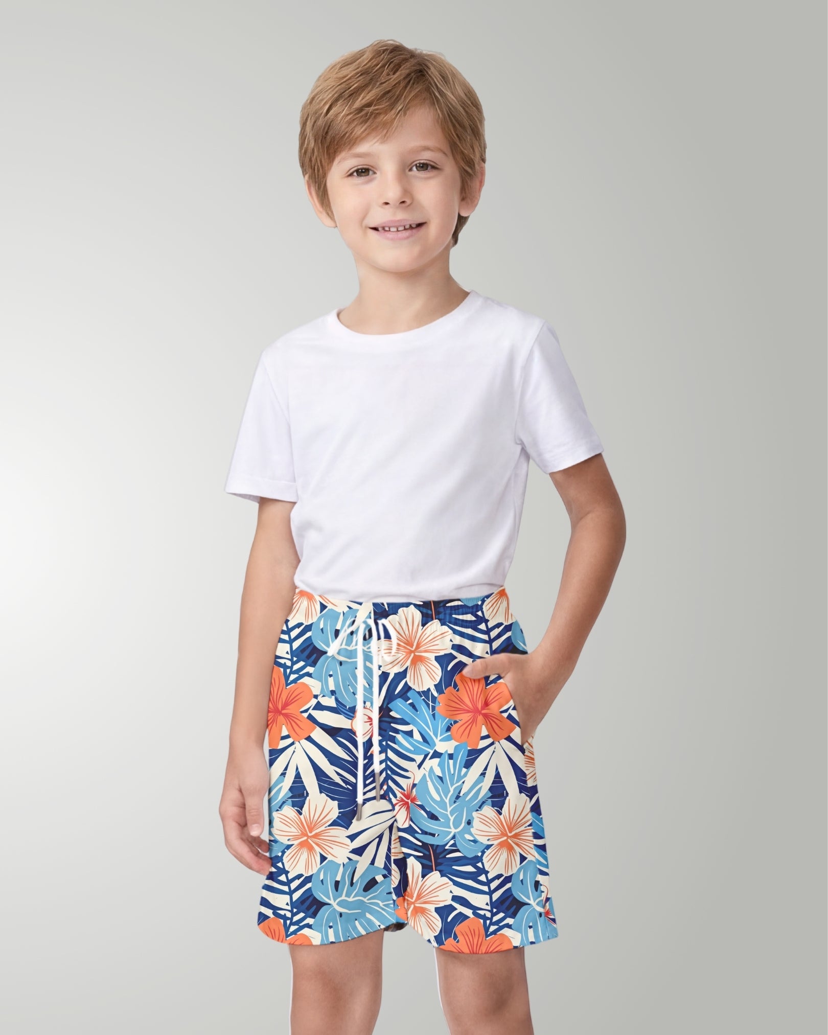 Youth Beach Shorts - Island Oasis