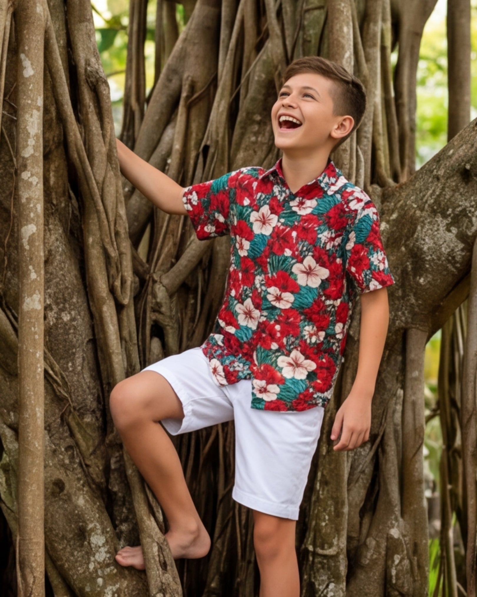 Youth Hawaiian Shirt - Aloha Vibes